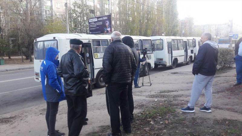 Воронежские водители автобусов вышли на забастовку
