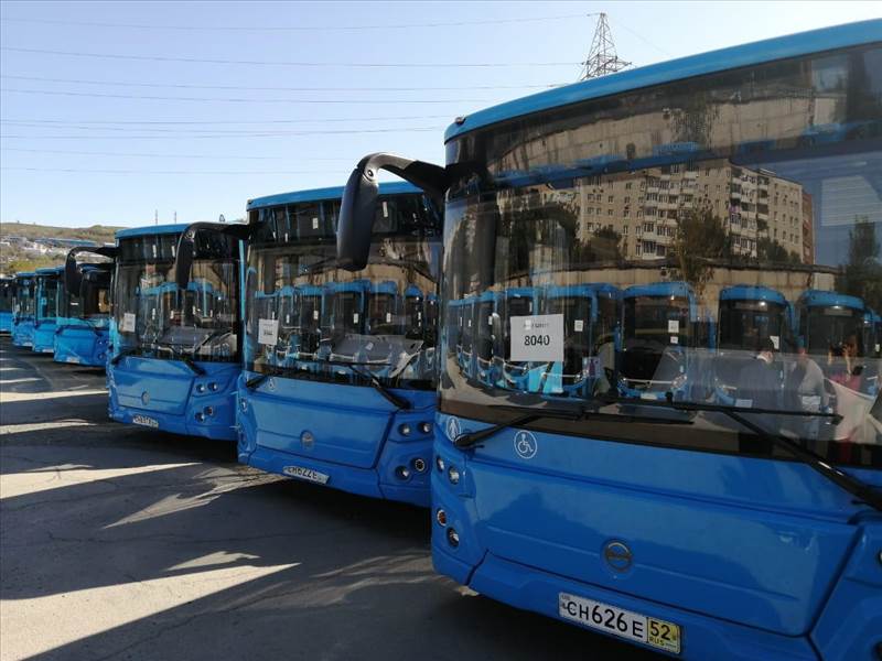 Вторая партия новых автобусов прибыла во Владивосток