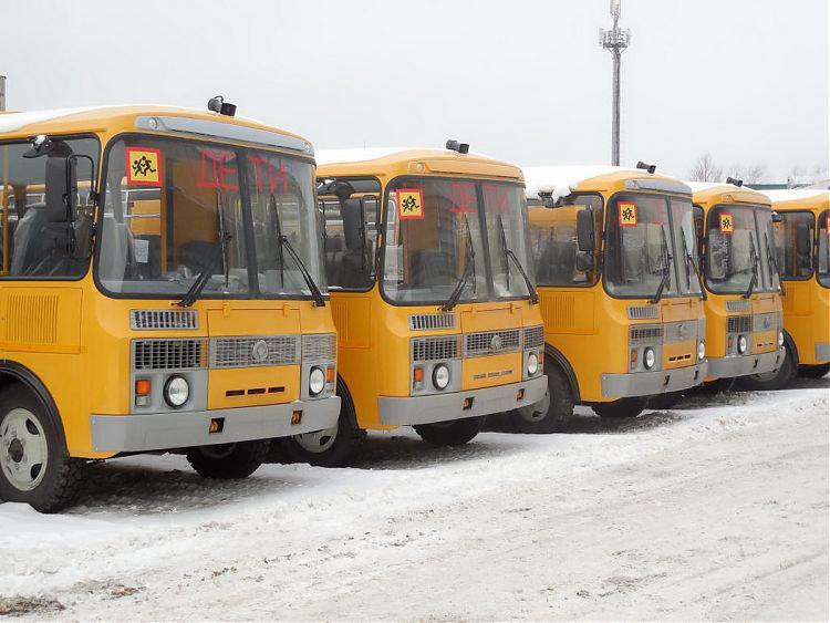 Новые школьные автобусы для Мурманской области