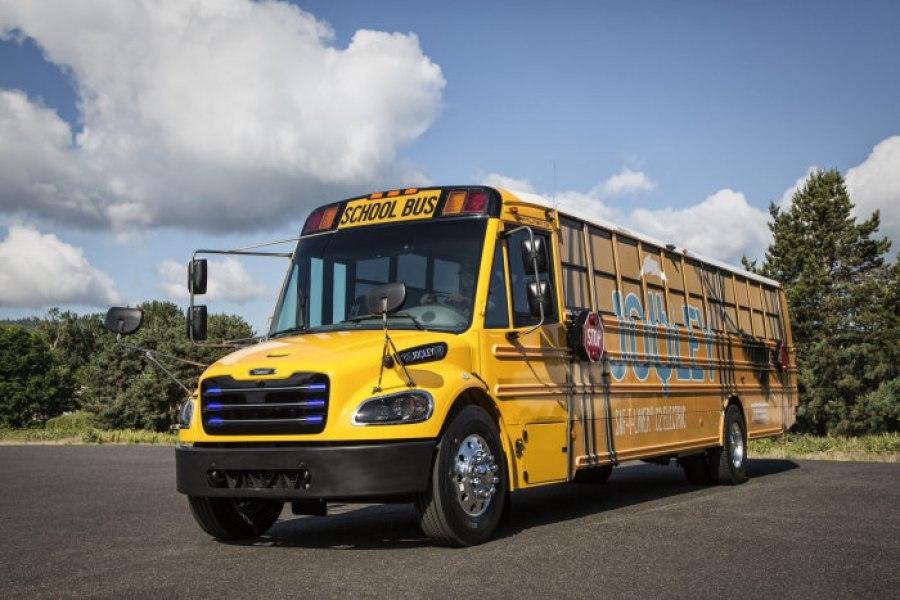 Легендарный школьный автобус стал электробусом